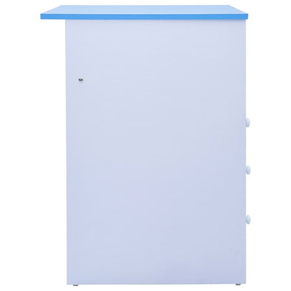 Kindertekentafel/-Bureau Kantelbaar En Wit Blauw