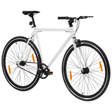 Fiets Met Vaste Versnelling 700 C 51 Cm Wit En Zwart