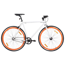 Fiets Met Vaste Versnelling 700 C 51 Cm Wit En Oranje