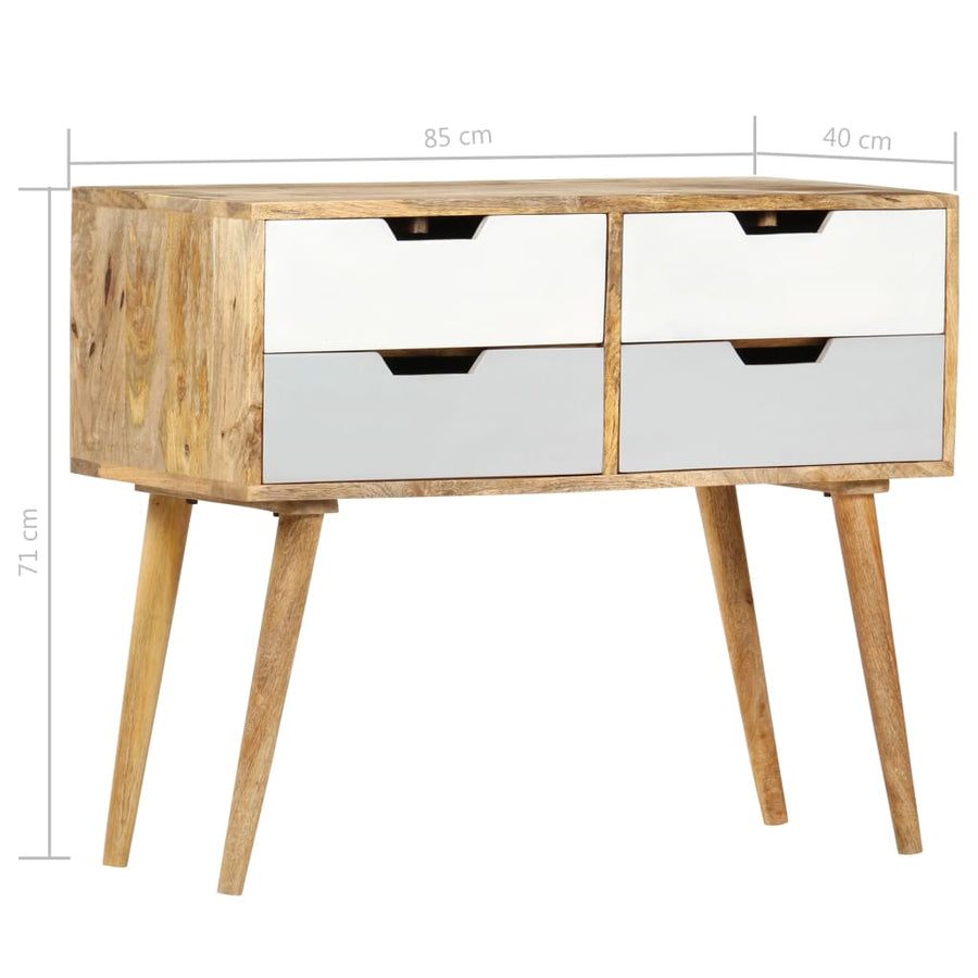 Dressoir 85x40x71 cm massief mangohout