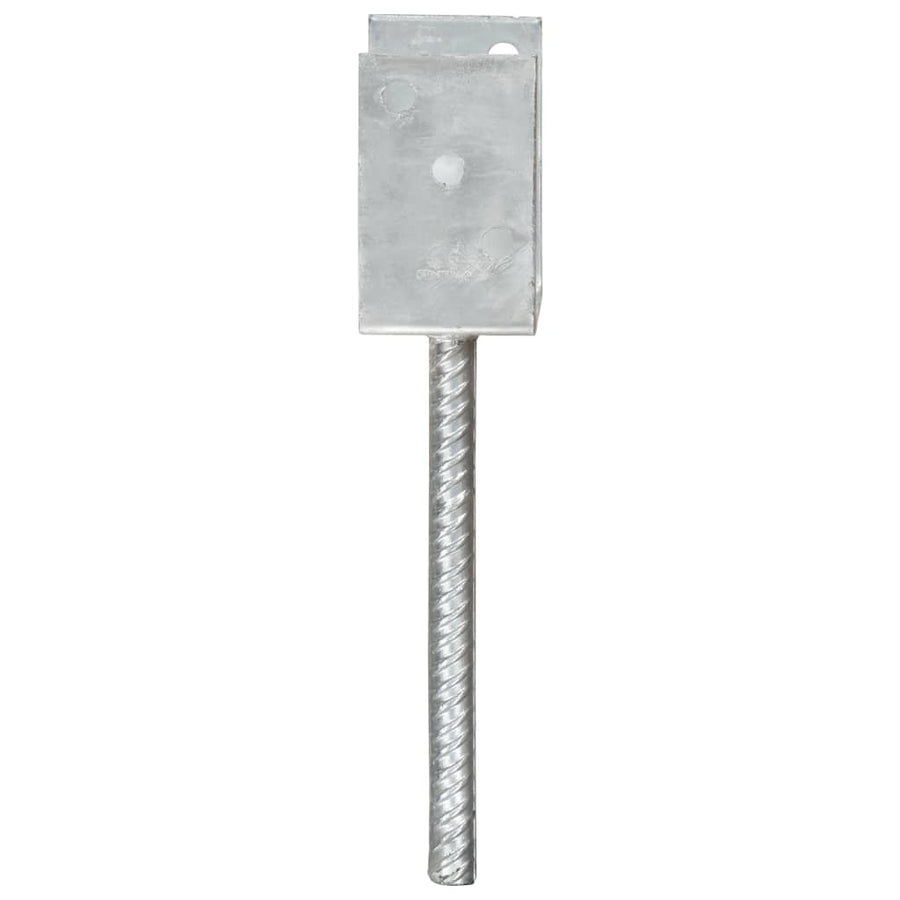Grondankers Gegalvaniseerd Staal Zilverkleurig 9 x 6 x 30 cm