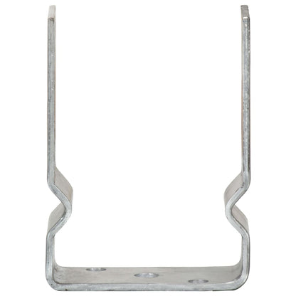 Grondankers 12 St 10X6X15 Cm Gegalvaniseerd Staal Zilverkleurig