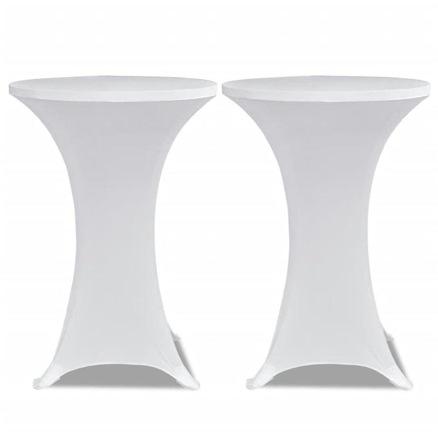 Statafelhoes Stretch Ø 4 80 cm Wit