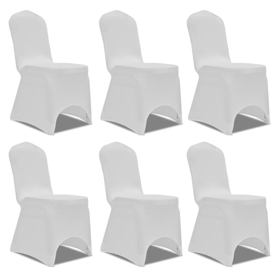 Stoelhoezen Stretch 12 Wit
