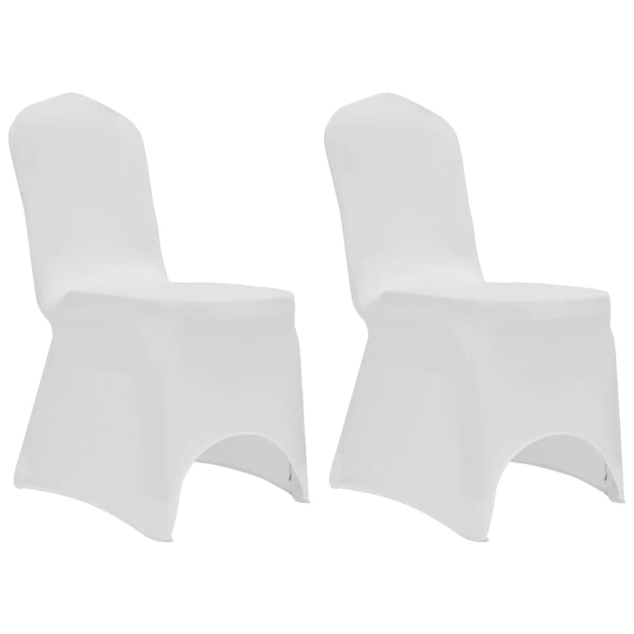 Stoelhoezen Stretch 12 Wit
