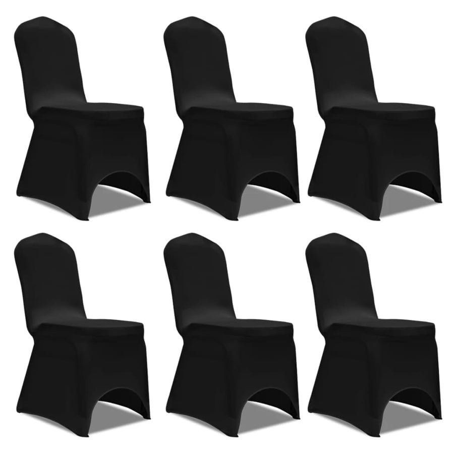 Stoelhoezen Stretch 12 Zwart