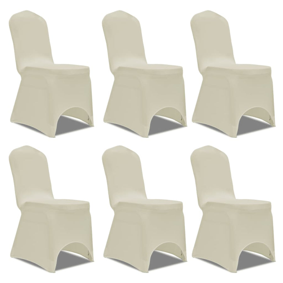 Stoelhoezen Stretch 12 Crème