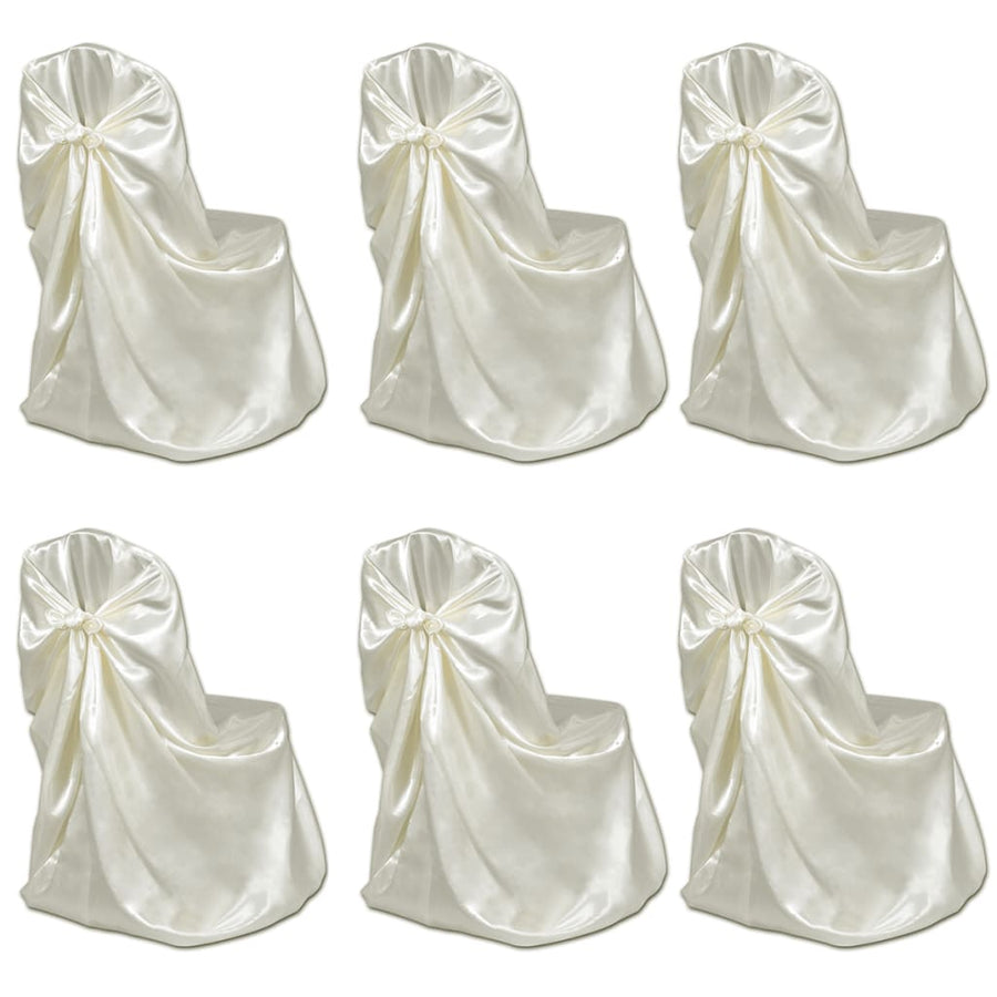 Stoelhoes voor bruiloft 12 st crème