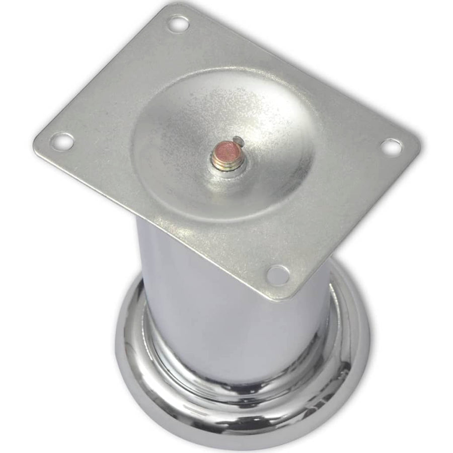 Bankpoten Rond 8 St 60 Mm Chroomkleurig