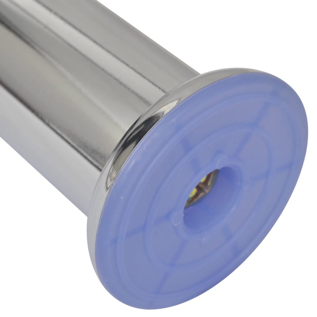 Bankpoten Rond 8 St 120 Mm Chroomkleurig