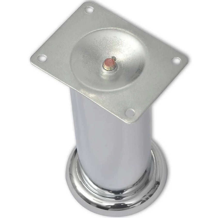 Bankpoten Rond 8 St 180 Mm Chroomkleurig