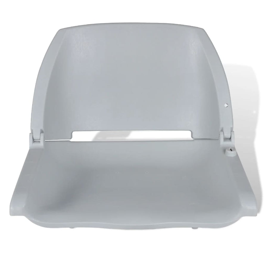 Bootstoelen Inklapbare Rugleuning 41X51X48 Cm 2 Grijs