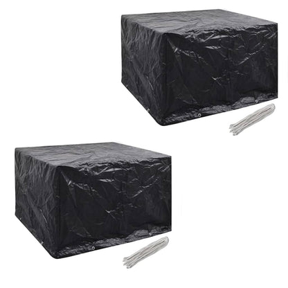 Tuinmeubelhoezen Poly Rattan 4-Persoons 113X113 Cm 2 113 x 113 x 73 cm