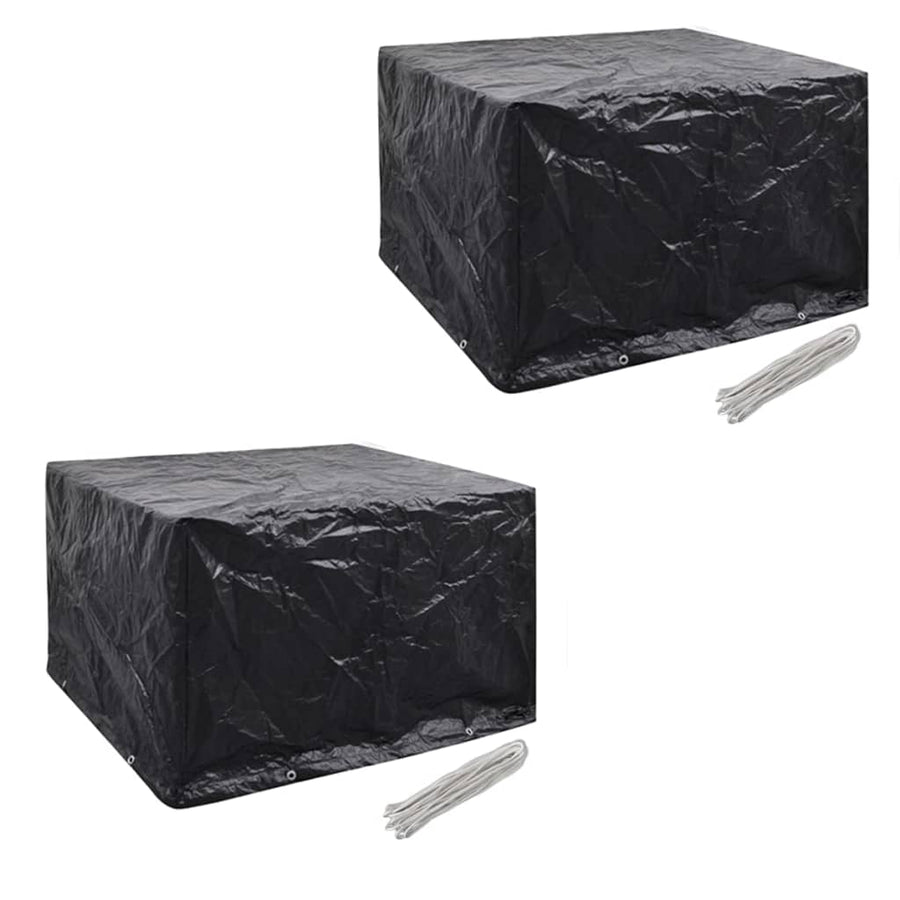 Tuinmeubelhoezen Poly Rattan 4-Persoons 113X113 Cm 2 113 x 113 x 73 cm