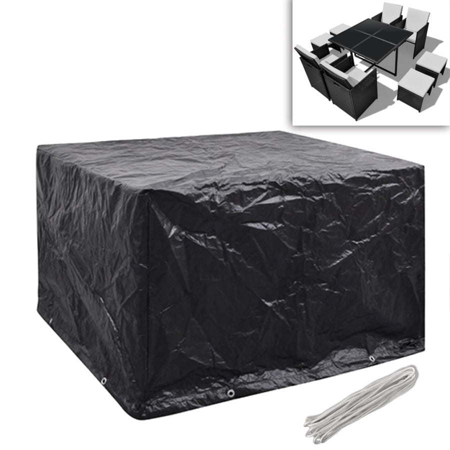 Tuinmeubelhoezen Poly Rattan 4-Persoons 113X113 Cm 2 113 x 113 x 73 cm