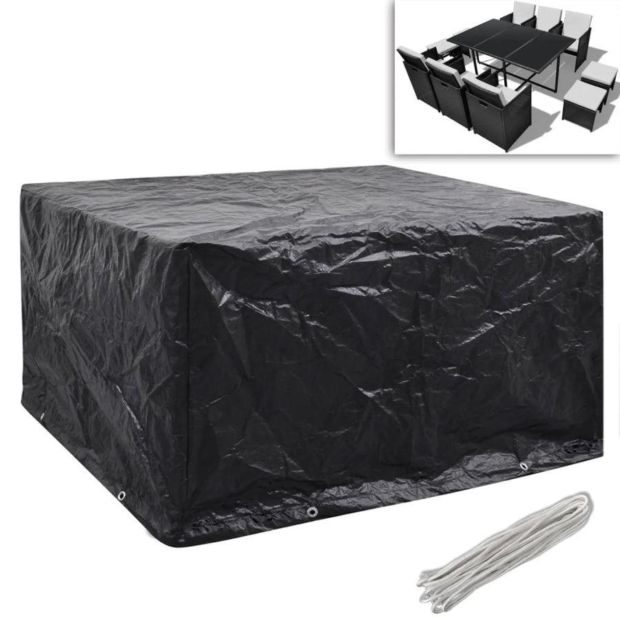 Tuinmeubelhoezen Poly Rattan 6-Persoons 17X113 Cm 2 172 x 113 x 73 cm