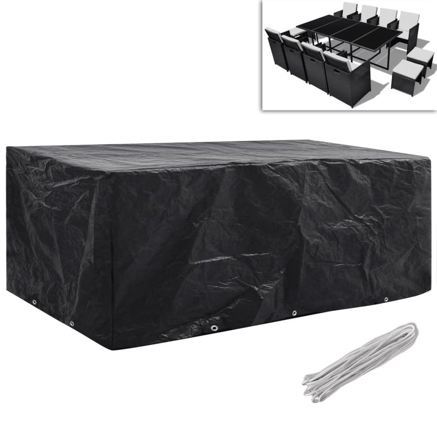 Tuinmeubelhoezen Poly Rattan 8-Persoons 9X113 Cm 2 229 x 113 x 73 cm