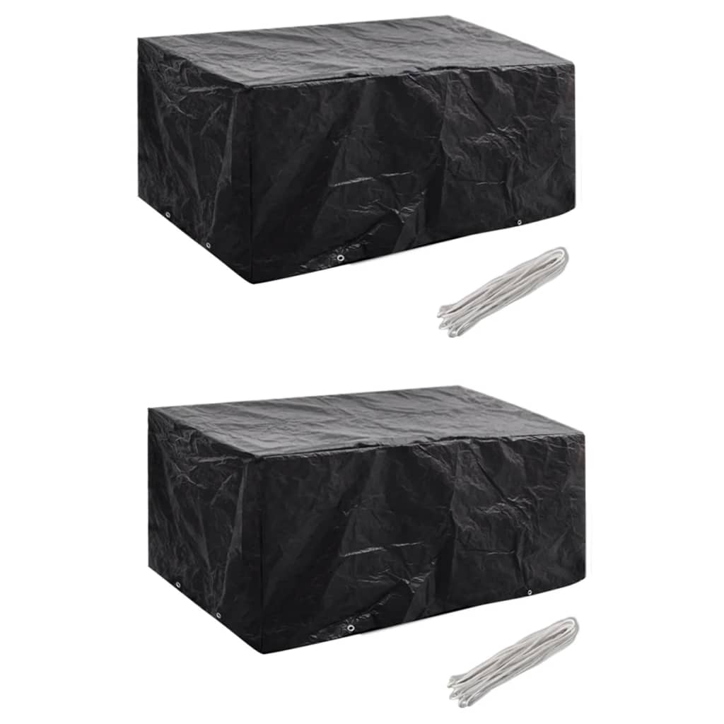 Tuinmeubelhoezen Poly Rattan 4-Persoons 180X140 Cm 2 180 x 140 x 90 cm