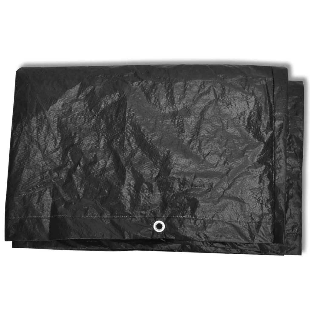 Tuinmeubelhoezen Poly Rattan 4-Persoons 180X140 Cm 2 180 x 140 x 90 cm
