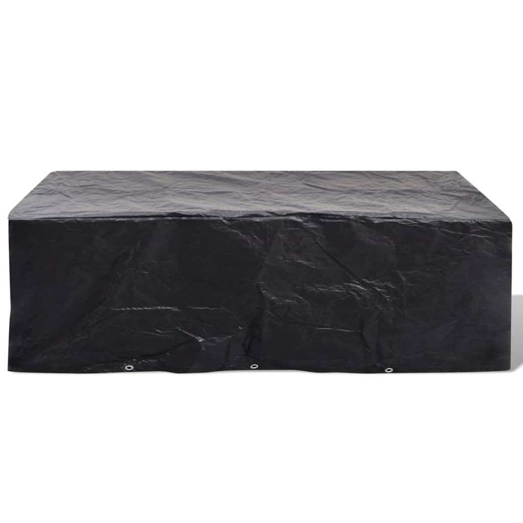 Tuinmeubelhoezen Poly Rattan 8-Persoons 300X140 Cm 2 300 x 140 x 90 cm