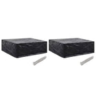 Tuinmeubelhoes 250x210x90 cm zwart