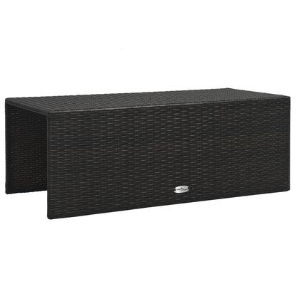 6-Delige Loungeset Met Kussens Poly Rattan Bruin