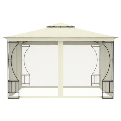 Prieel Met Netten Kleurig 300 x 300 x 265 cm Crème