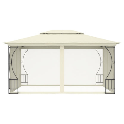 Prieel Met Netten Kleurig 300 x 400 x 265 cm Crème
