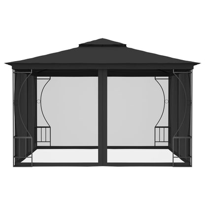 Prieel Met Netten Kleurig 300 x 300 x 265 cm Antraciet