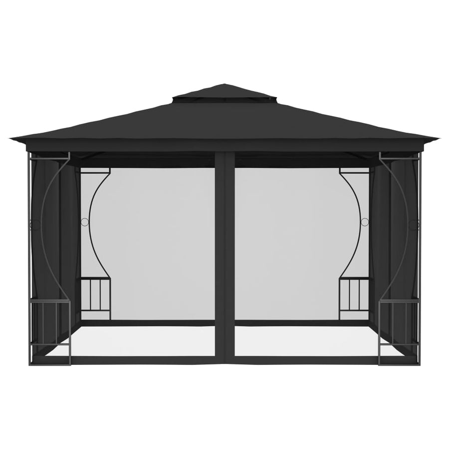 Prieel Met Netten Kleurig 300 x 300 x 265 cm Antraciet