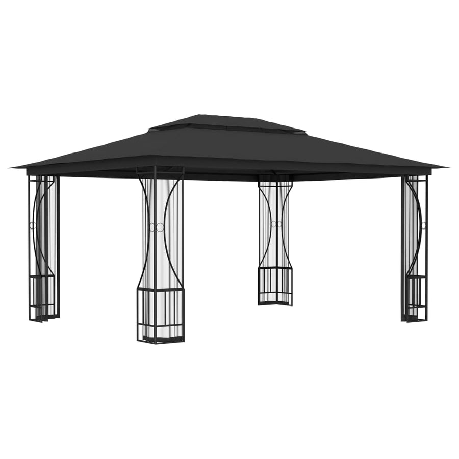 Prieel Met Netten Kleurig 300 x 400 x 265 cm Antraciet