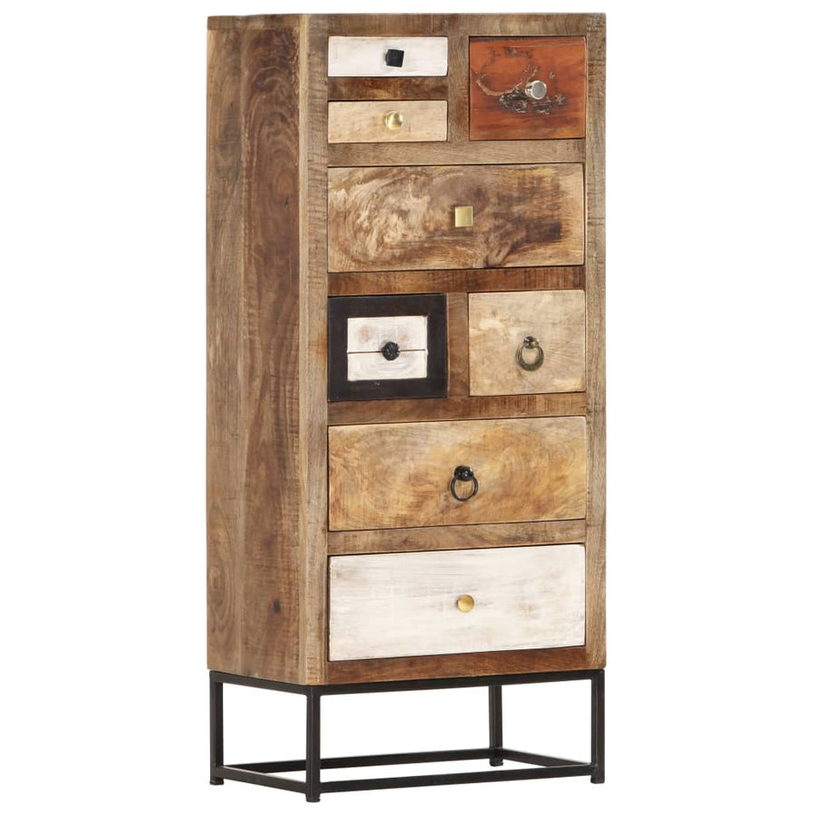 Ladekast 45X30X105 Cm Massief Gerecycled Hout