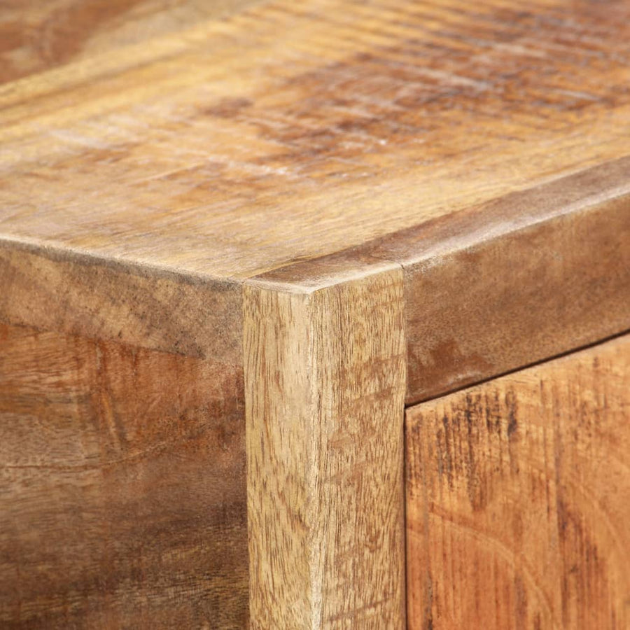 Wandtafel 90X30X75 Cm Massief Gerecycled Hout Goudkleurig