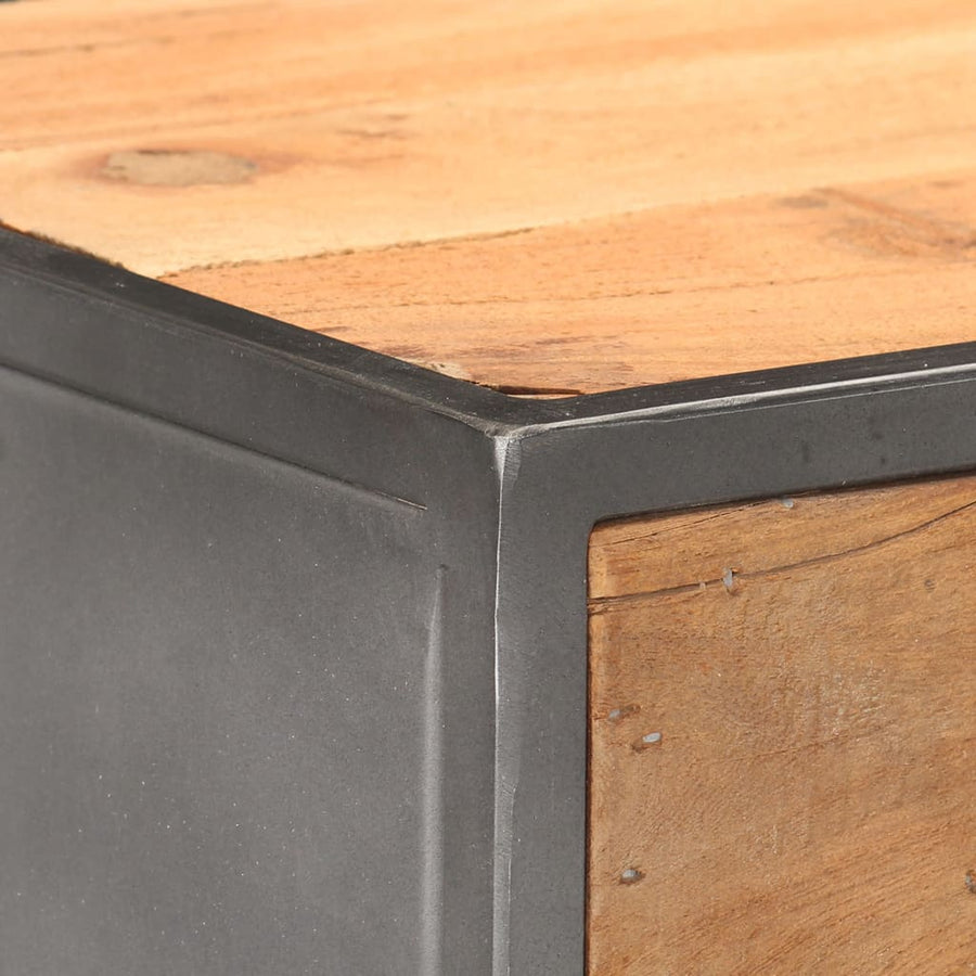 Ladekast 45x30x100 cm massief gerecycled hout