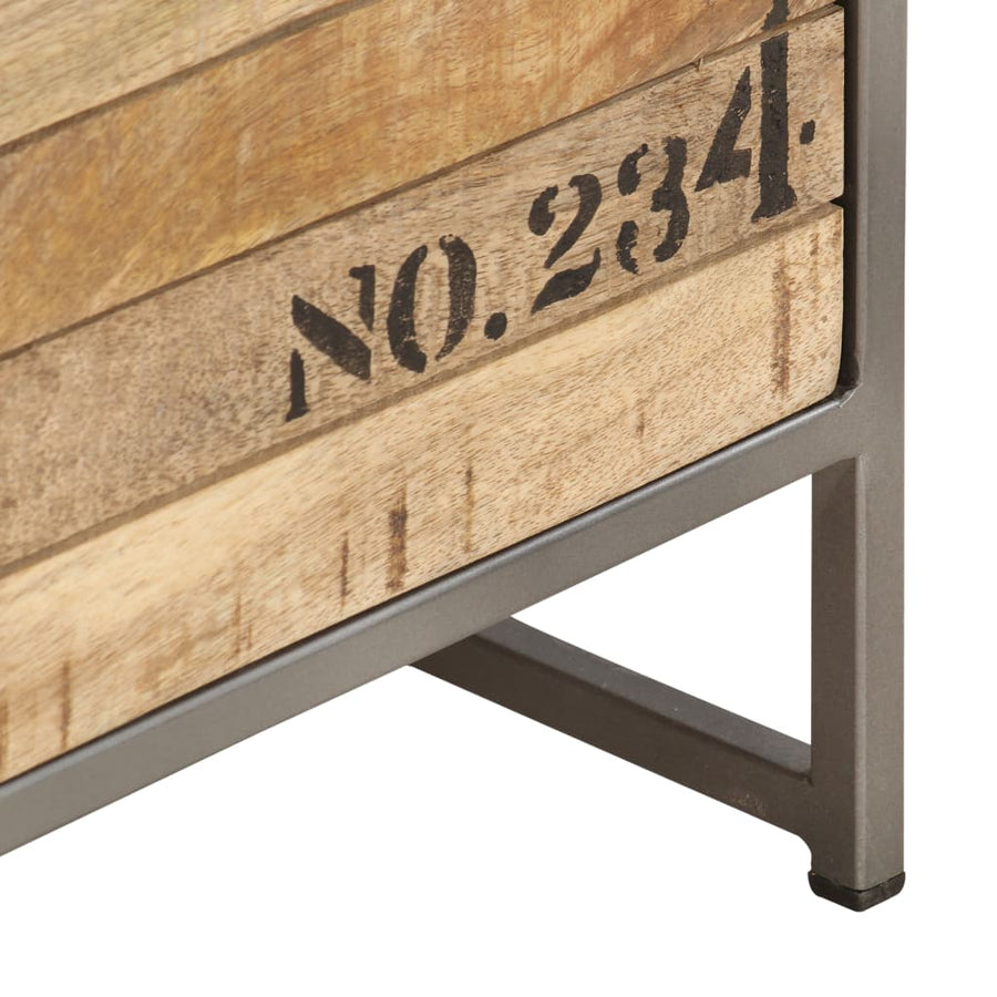 Ladekast 45X30X105 Cm Massief Mangohout