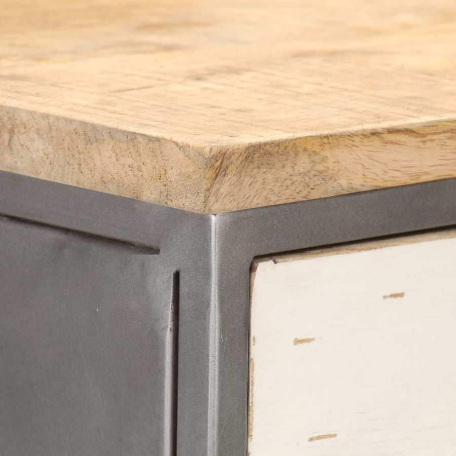 Ladekast 45X30X105 Cm Massief Mangohout