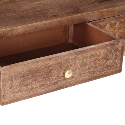 Wandtafel 90X30X75 Cm Massief Mangohout
