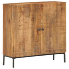 Dressoir 75x30x75 cm massief mangohout bruin