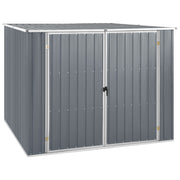 Garden Shed 195x198x159 cm Galvanized Steel Grey