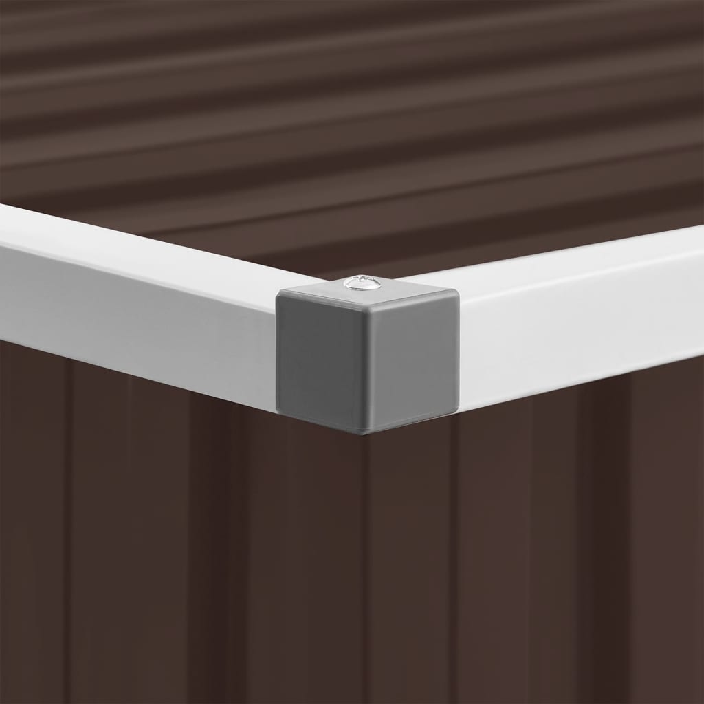 Tuinbox 129 x 67 x 65 cm Bruin