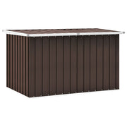 Tuinbox 149x99x93 cm gegalvaniseerd staal bruin