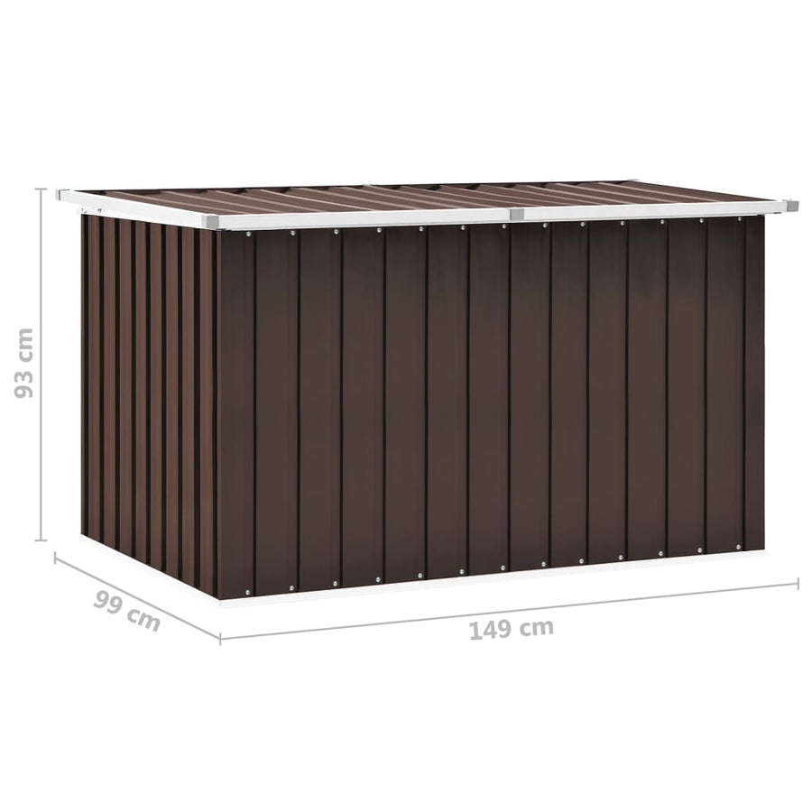 Tuinbox 149 x 99 x 93 cm Bruin