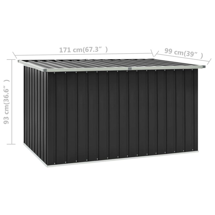 Tuinbox 171 x 99 x 93 cm Antraciet