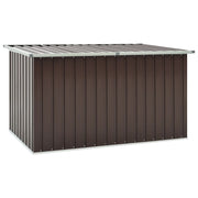 Garden storage box 171x99x93 cm brown