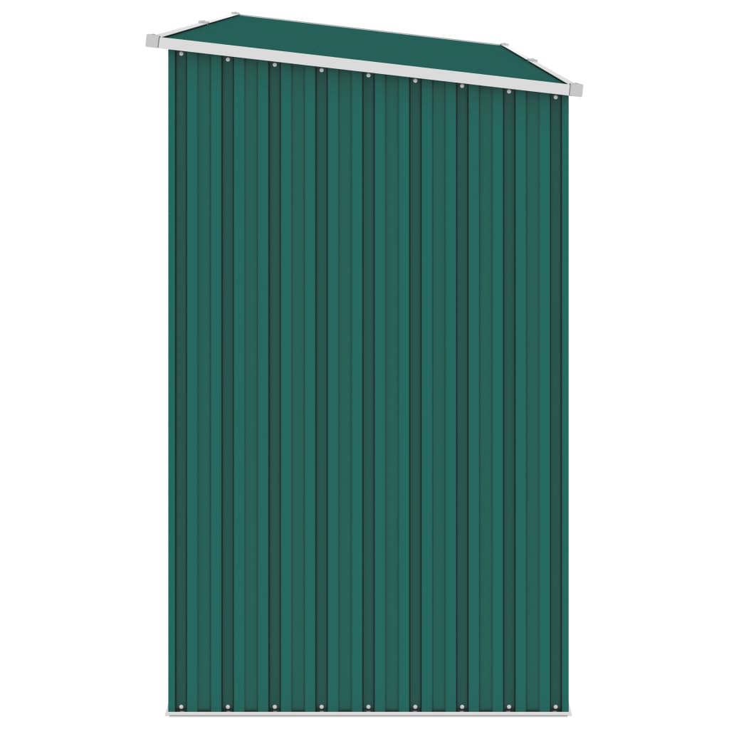 Brandhoutschuur 245X98X159 Cm Gegalvaniseerd Staal Groen