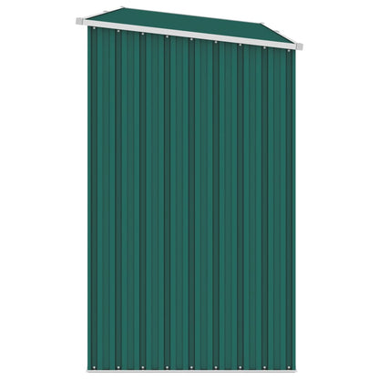 Brandhoutschuur 245X98X159 Cm Gegalvaniseerd Staal Groen