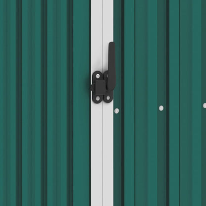 Brandhoutschuur 245X98X159 Cm Gegalvaniseerd Staal Groen