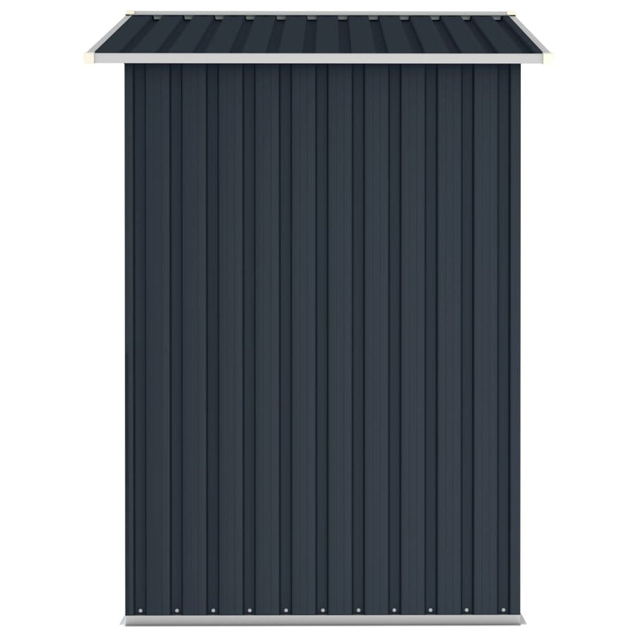 Tuinschuur 205x129x183 cm gegalvaniseerd staal antraciet Antraciet