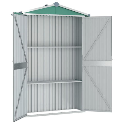 Tuinschuur 116X45X175 Cm Gegalvaniseerd Staal Groen
