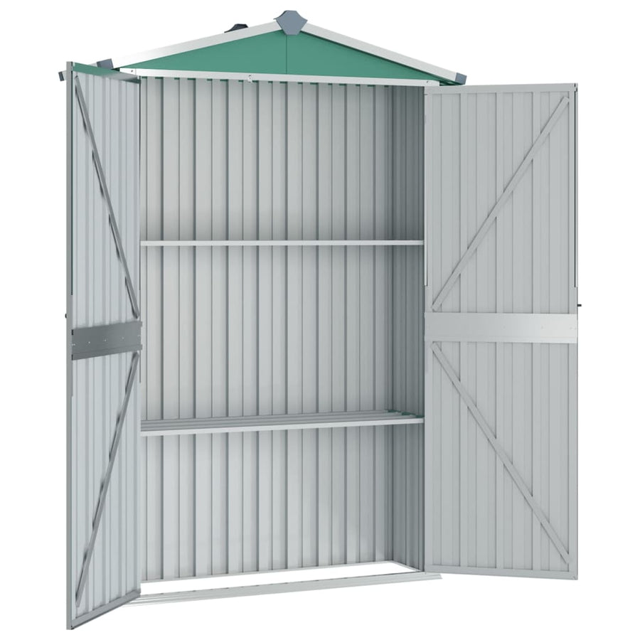 Tuinschuur 116X45X175 Cm Gegalvaniseerd Staal Groen